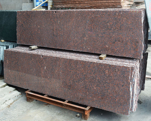 Chinese red brown granite slab for countertop