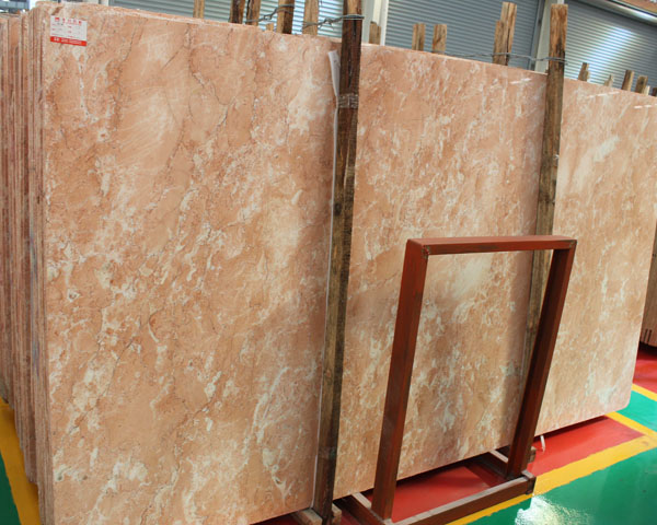 Italian diana white rose golden brown marble for sale