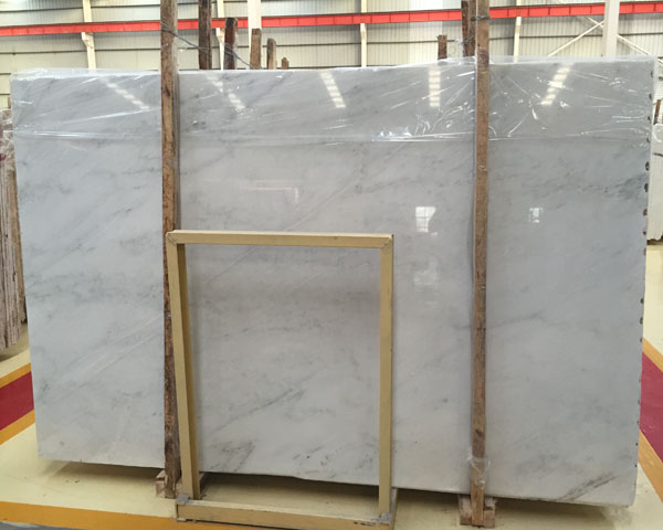 China polished white oriental marble slab for sale