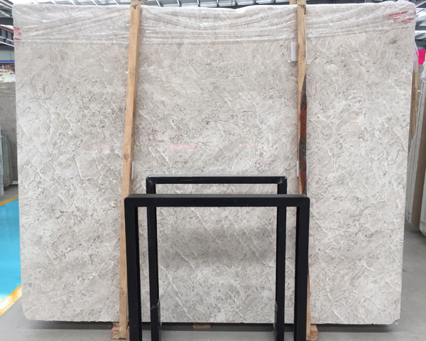 Imported hoar white oman rose marble slab price