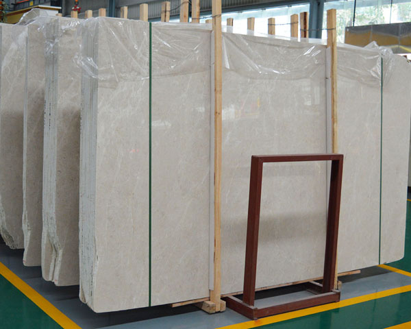 Imported turkey ottoman beige marble slab for sale