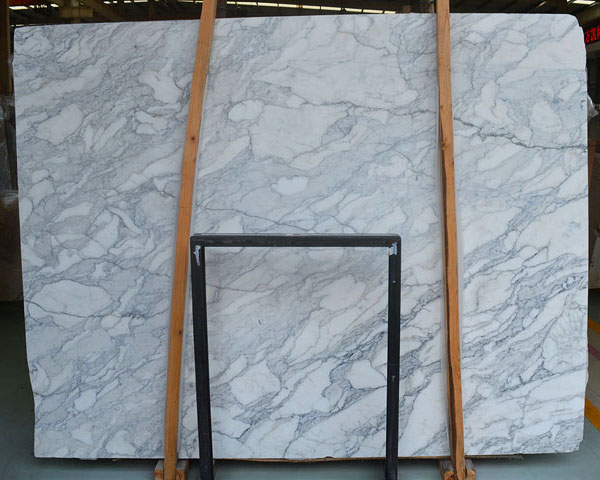 Turkish white rose marble slab flooring tiles