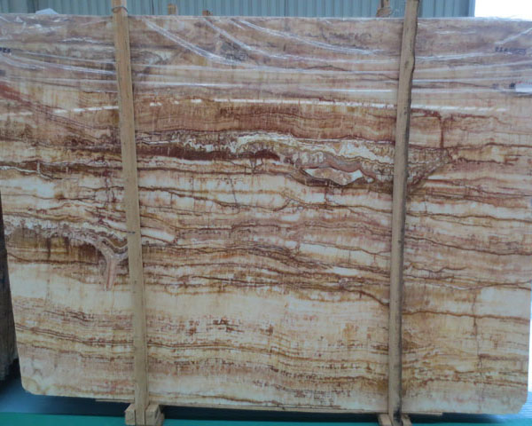 New classico roman gold wood vein marble slab