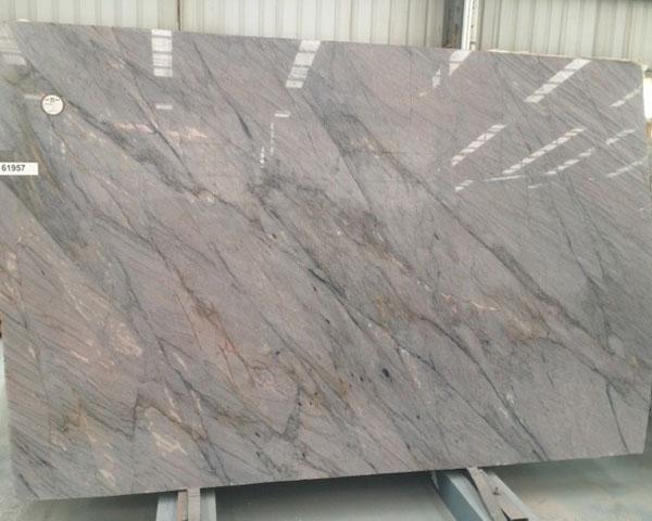 Imported natural blue wavy grain marble slab