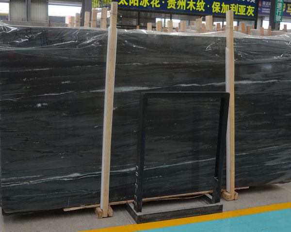 Imported dark color blue galaxy marble slab from Italy