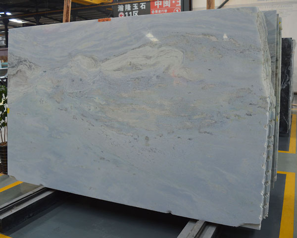 New Arrival sky blue vein marble slab from China