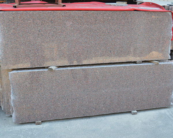 Polished Chinese agate red granite slab cut to size