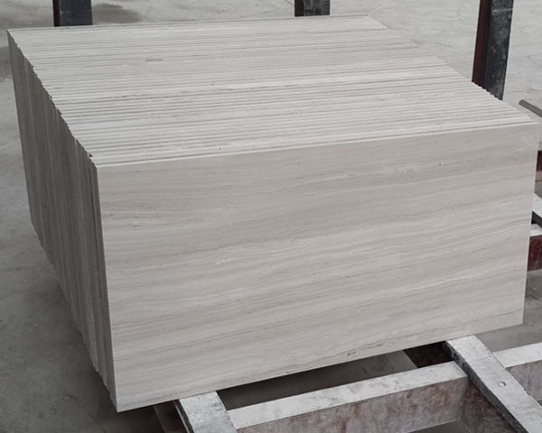 China white wood vein serpeggiante marble tile